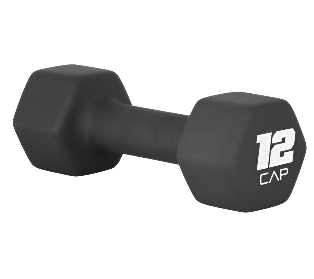 Neoprene Dumbbell – Black Single | 2–15 lb