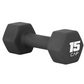 Neoprene Dumbbell – Black Single | 2–15 lb