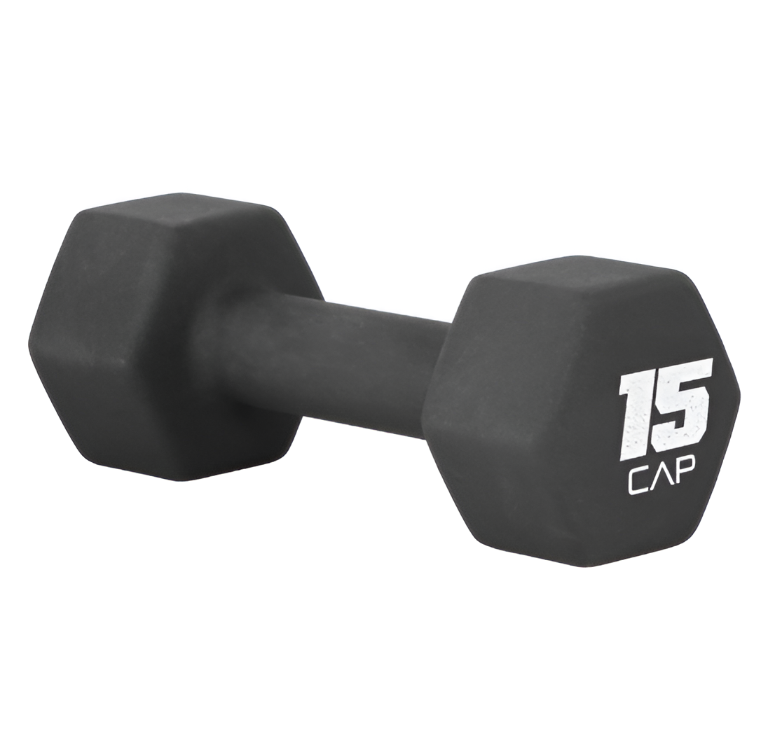 Neoprene Dumbbell – Black Single | 2–15 lb