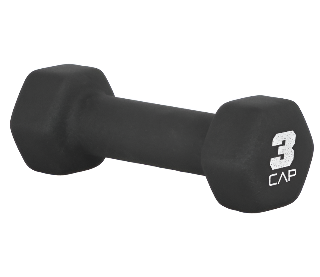 Neoprene Dumbbell – Black Single | 2–15 lb