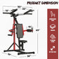 Plate Loaded Deltoid and Shoulder Press Machine, Multifunctional Lateral Raise Machine with Adjustable Seat and Backrest, 800 Weight Capacity