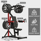 Plate Loaded Deltoid and Shoulder Press Machine, Multifunctional Lateral Raise Machine with Adjustable Seat and Backrest, 800 Weight Capacity