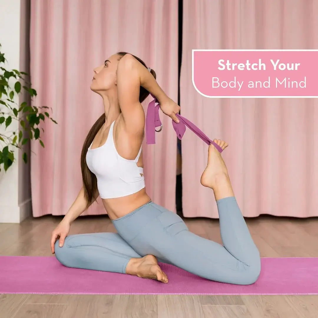 Yoga Mat Set - Complete Kit with Blocks, Strap & Towels