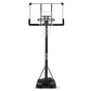 Portable Basketball Hoop - Adjustable 7.5ft to 10ft with 44" Backboard