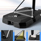 Portable Basketball Hoop Goal Basketball Hoop System Height Adjustable 7 Ft 6 in 10 Ft with 44 Inch Indoor Outdoor PVC Backboard Material