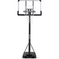 Portable Basketball Hoop Goal Basketball Hoop System Height Adjustable 7 Ft 6 in 10 Ft with 44 Inch Indoor Outdoor PVC Backboard Material