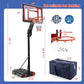 Portable Basketball Hoop System 5 Ft. to 10 Ft. Adjustable with Weight Bag Wheels Outdoor