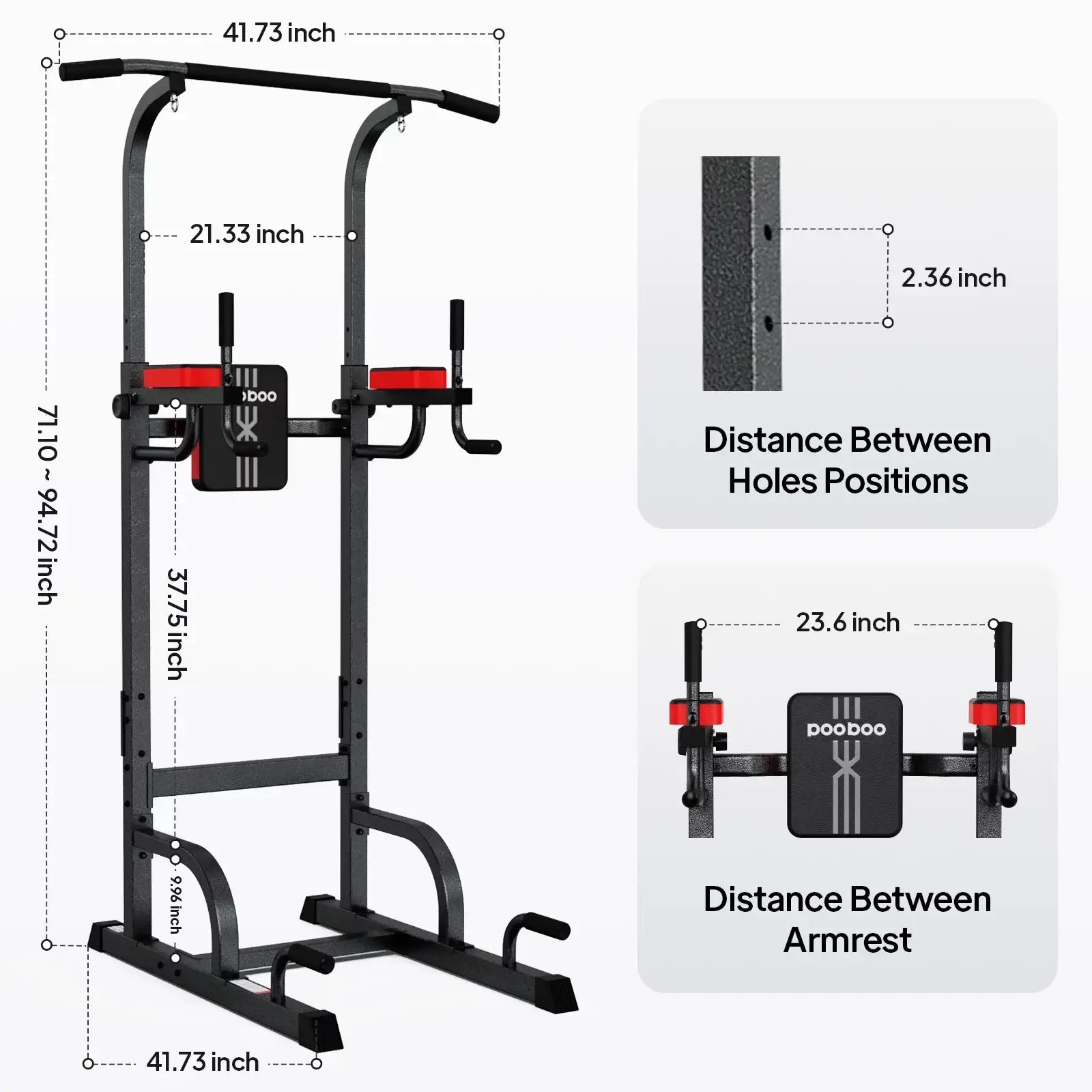 Power Tower Multi Function Dip Station Pull Up Bar