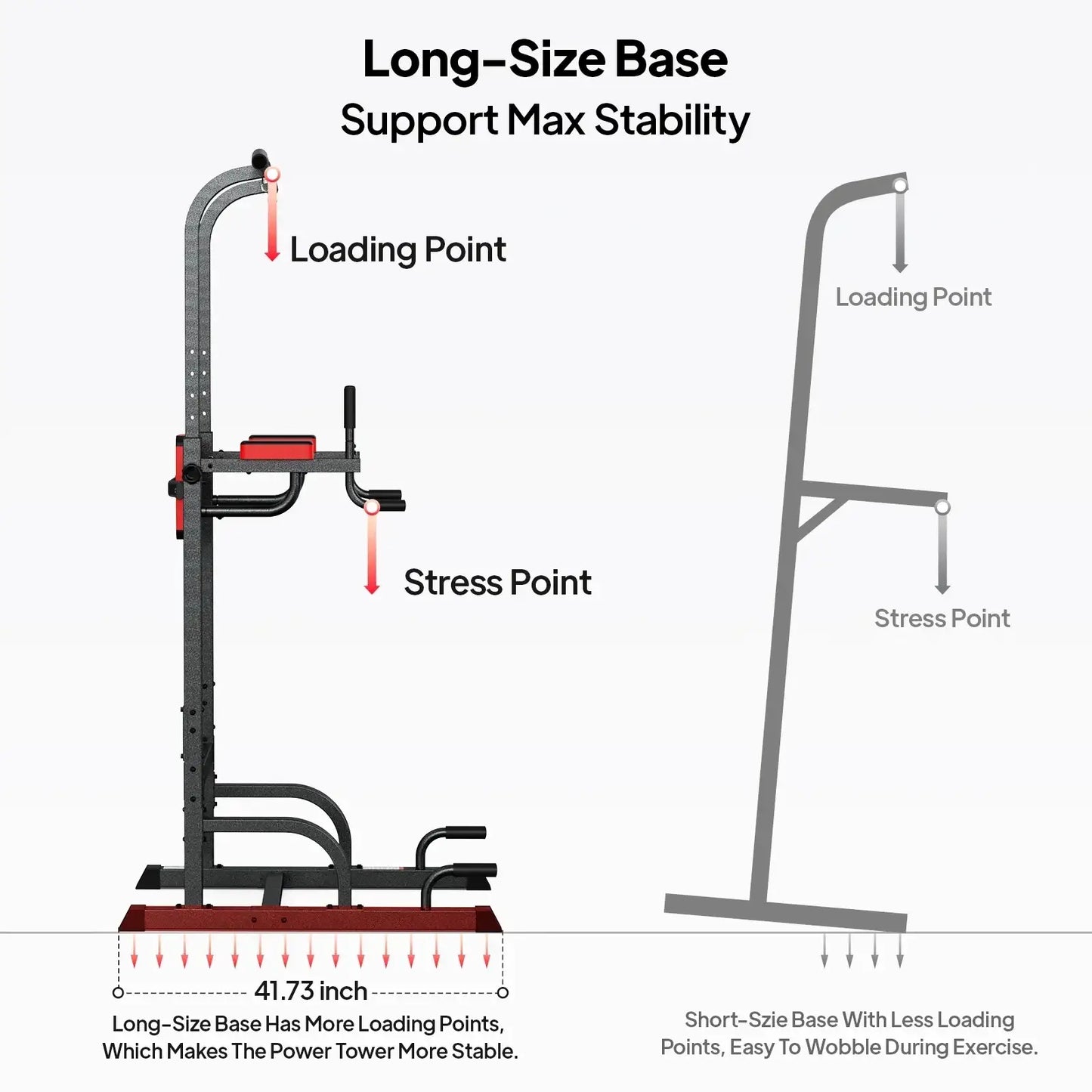Power Tower Multi Function Dip Station Pull Up Bar