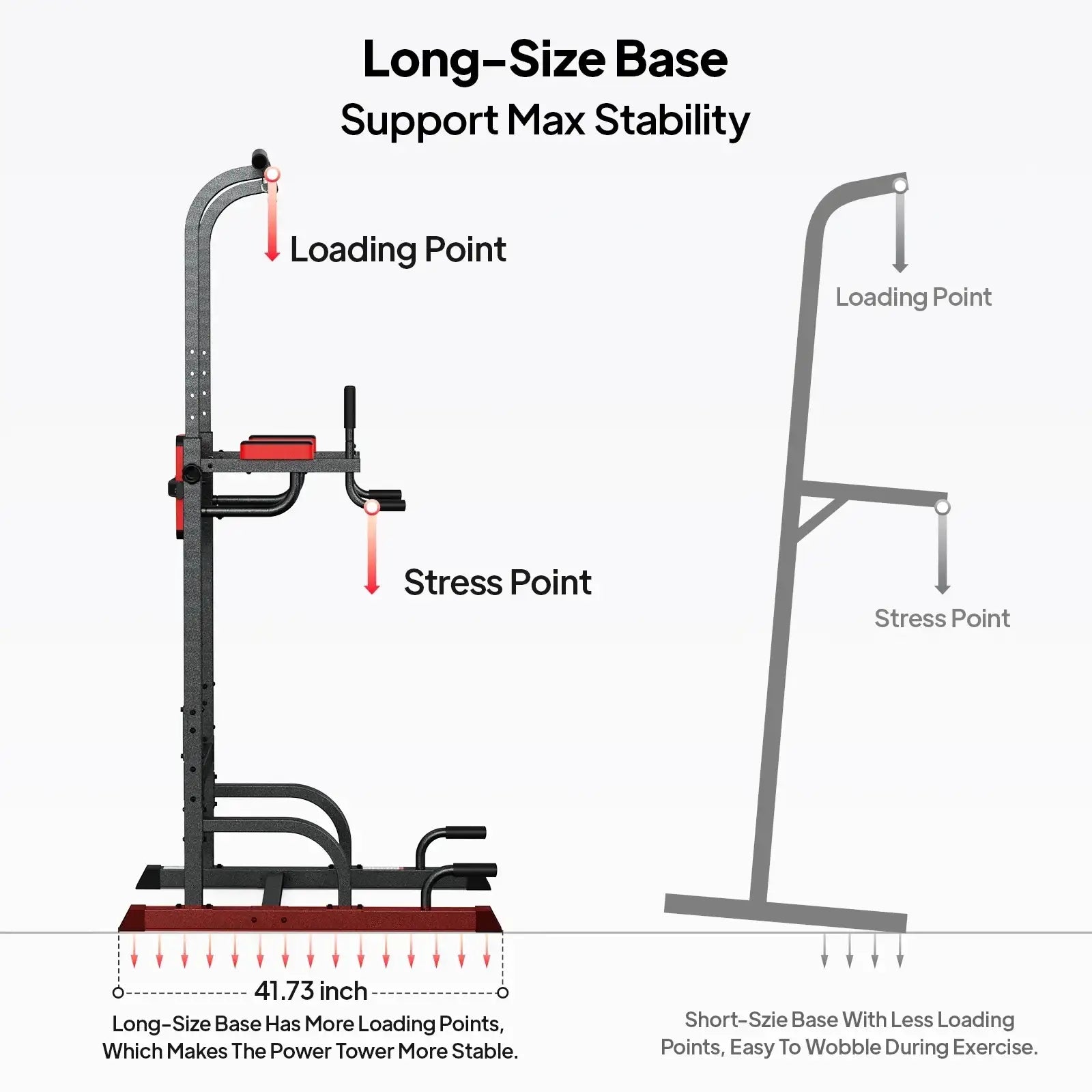 Power Tower Multi Function Dip Station Pull Up Bar