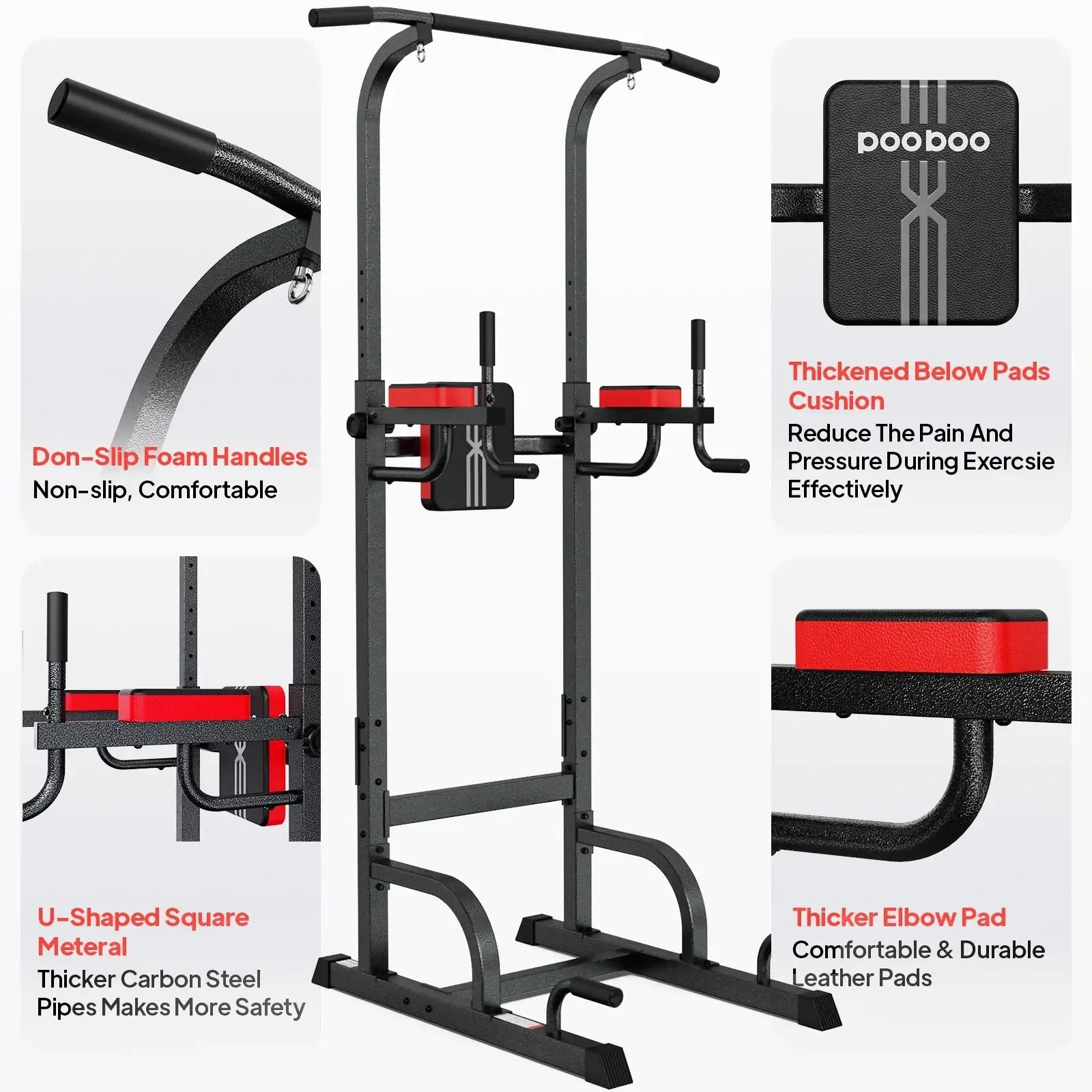 Power Tower Multi Function Dip Station Pull Up Bar