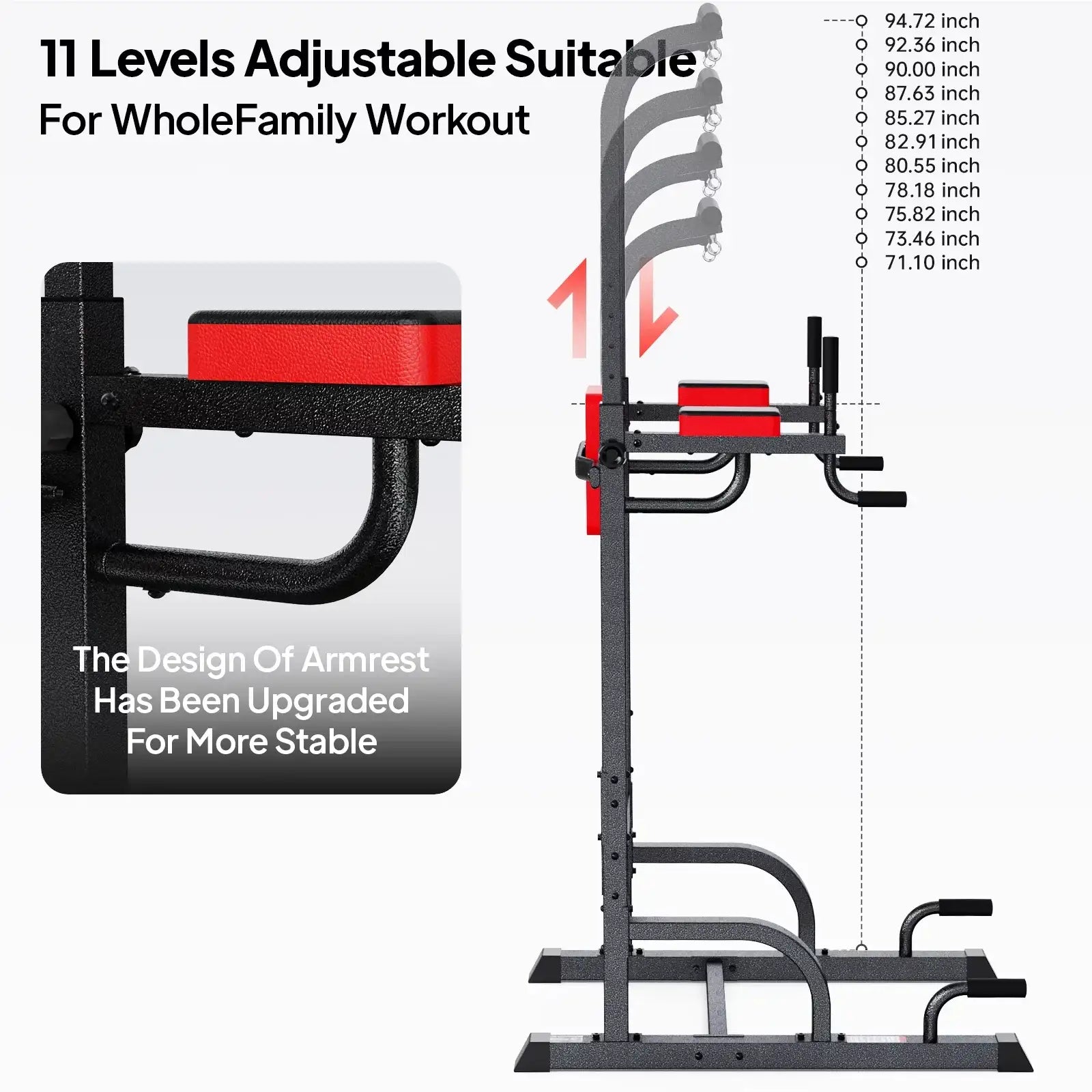 Power Tower Multi Function Dip Station Pull Up Bar