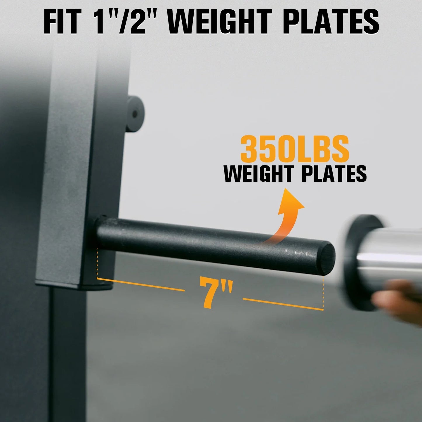 Preacher Curl Bench, Adjustable Seat, 2 in 1 Plate-Loaded Bicep Tricep Curl Machine for Home Gym