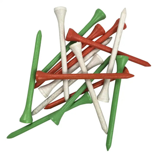 Pride Golf Tees - 3-1/4" Premium Hardwood Tees, Citrus Mix (90 Count)