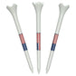 Pride Performance Flag Golf Tees 3.25 Inch, 25 Count
