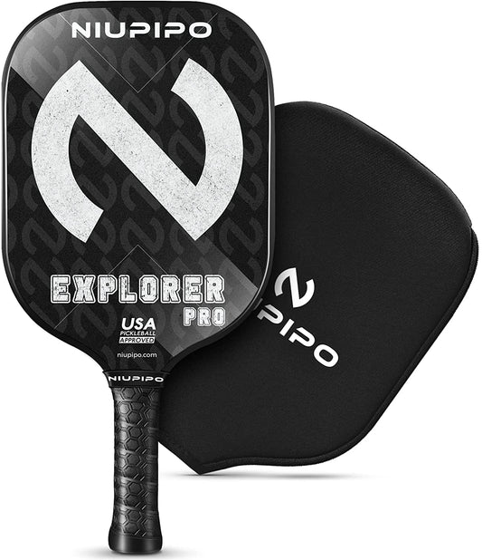 Pro Pickleball Paddle, USAPA Approved Pickleball Racket, T700 Carbon Fiber(Cfs) W/Spray Grit Texture, 16MM Polypropylene Honeycomb Core, Enhanced Control Ergonomic Grip for Professional Player