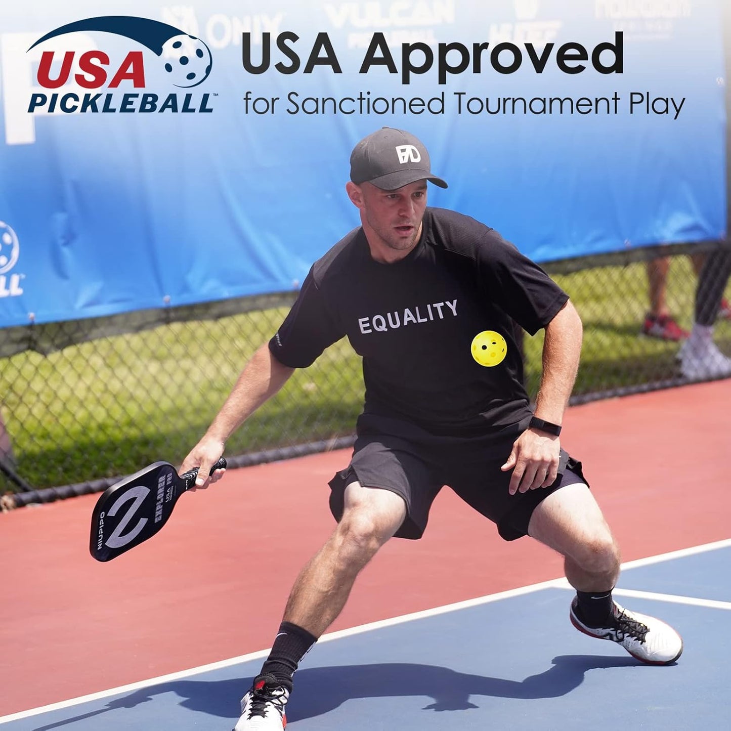 Pro Pickleball Paddle, USAPA Approved Pickleball Racket, T700 Carbon Fiber(Cfs) W/Spray Grit Texture, 16MM Polypropylene Honeycomb Core, Enhanced Control Ergonomic Grip for Professional Player