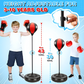 Kids Punching Bag Set with Adjustable Stand & Boxing Gloves | Ages 3–10