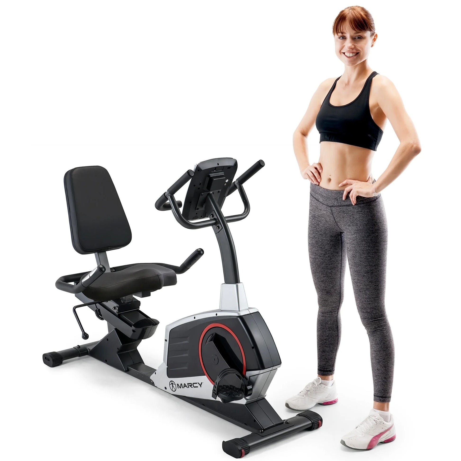 Regenerating Magnetic Recumbent Exercise Bike ME-706