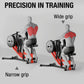 Seated Row Machine, Plate Loaded Lat and Back Workout Equipment with Adjustable Positions and Rotating Handles
