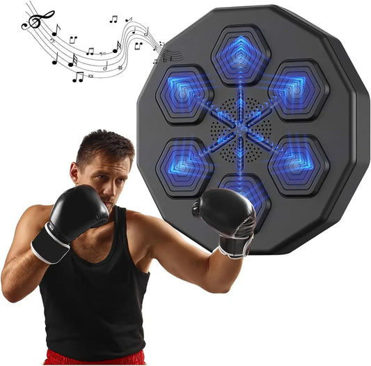Smart Electronic Boxing Machine - Wall Mounted with Music & Lights
