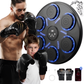 Music Boxing Machine Wall Mounted with Gloves Bluetooth LED Display