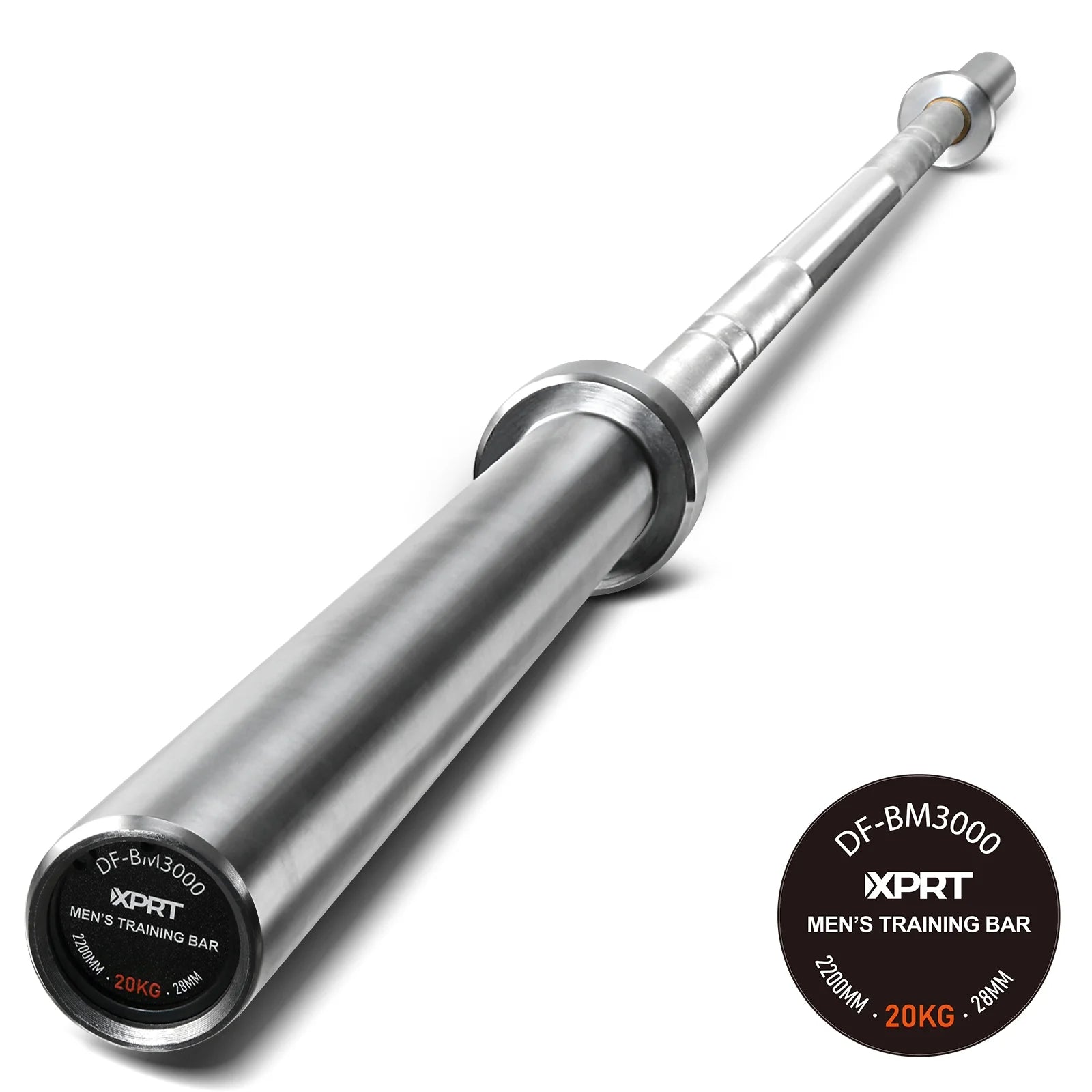 Solid Steel 20KG Olympic Weightlifting Bar