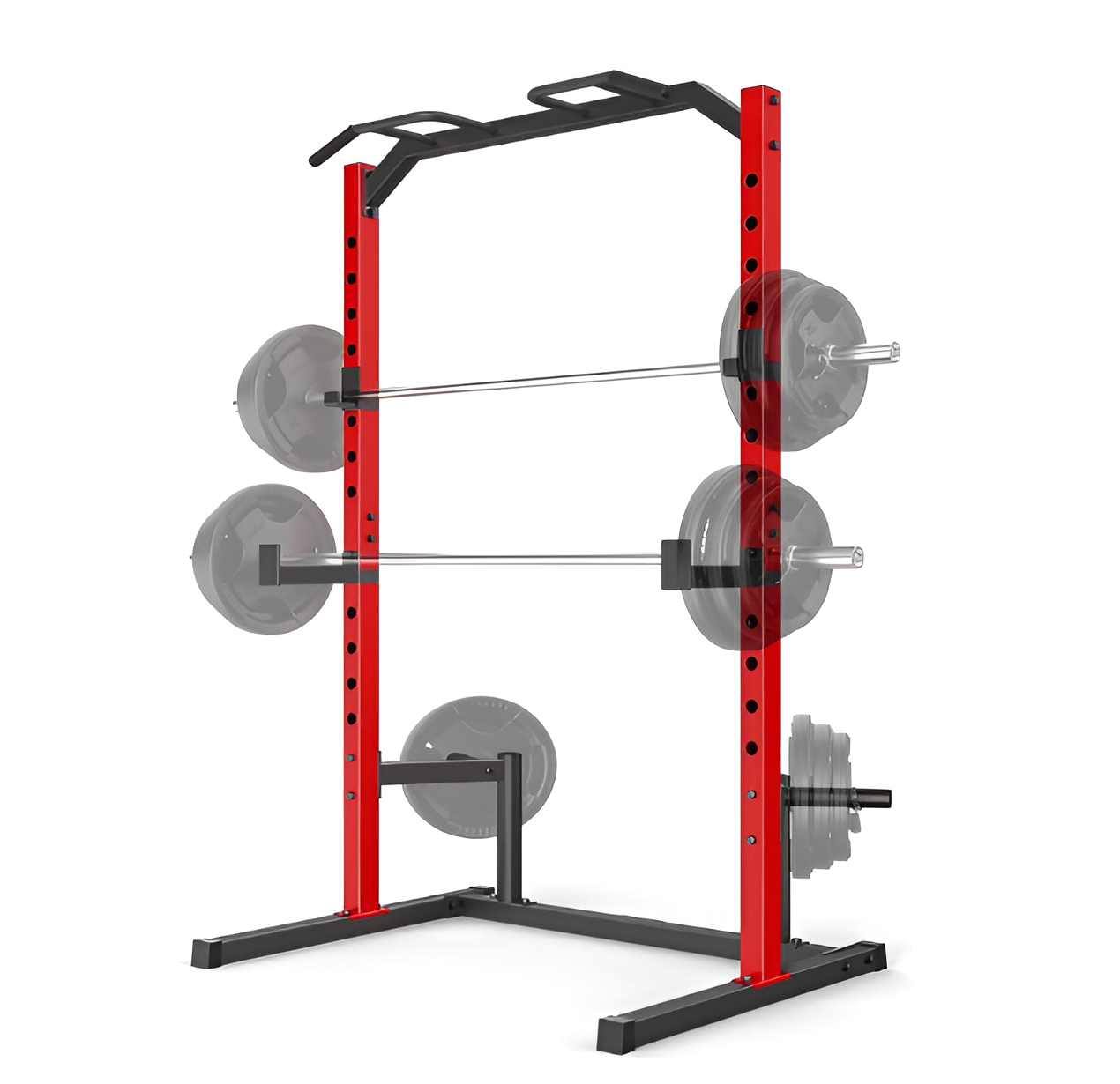 Squat Rack Power Rack Multi-Function Adjustable with Pull-up Bar