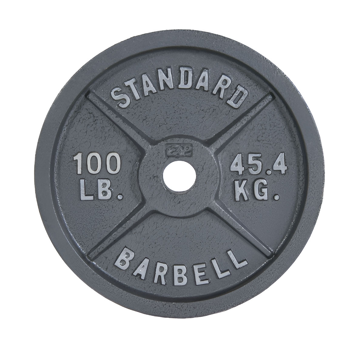Standard Cast Iron Barbell Weight Plate – 2.5 to 100 lb