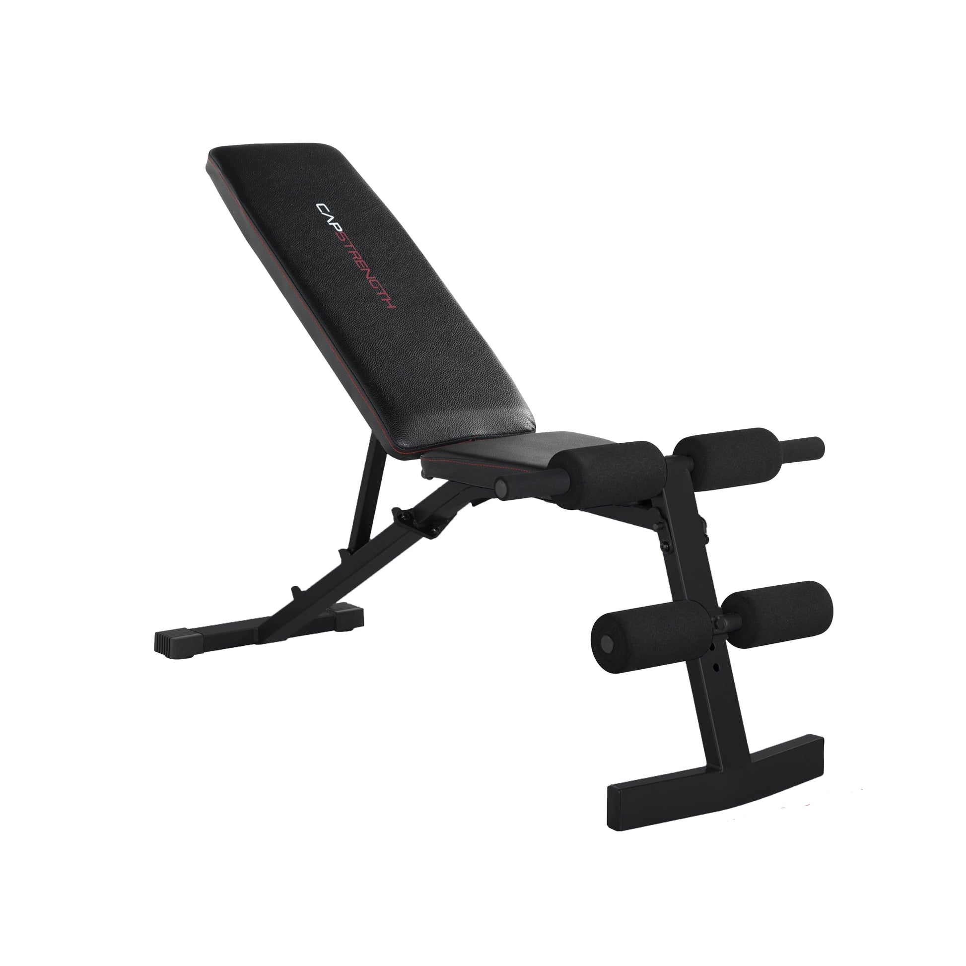 Strength Adjustable FID Workout Bench (600 Lb Weight acity), Black & Gray