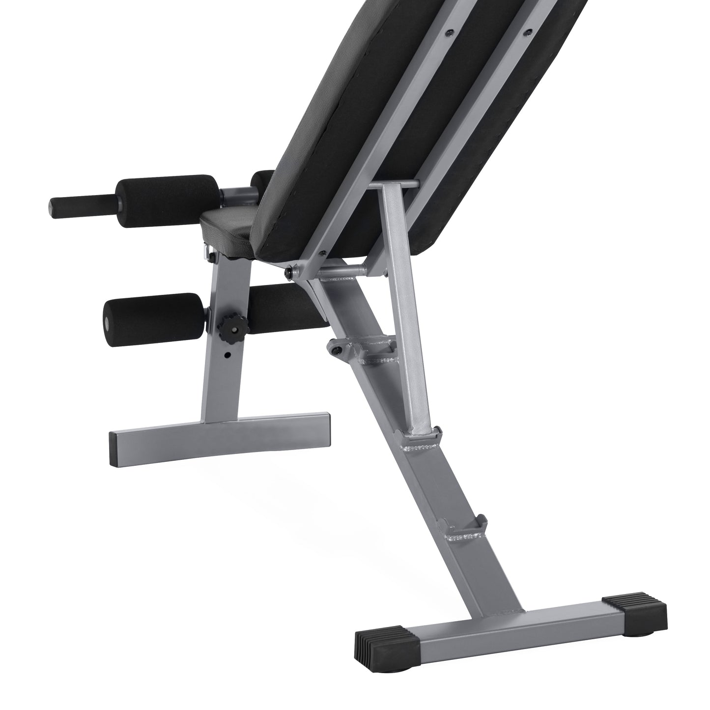 Strength Adjustable FID Workout Bench (600 Lb Weight acity), Black & Gray