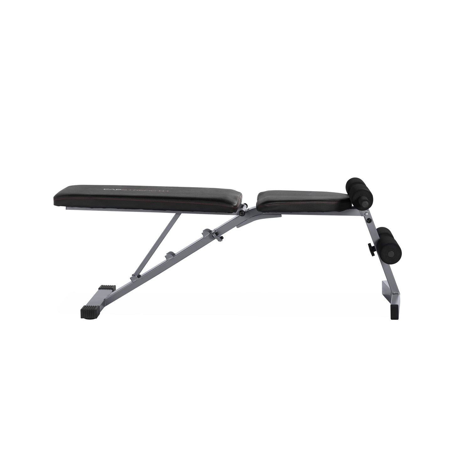 Strength Adjustable FID Workout Bench (600 Lb Weight acity), Black & Gray