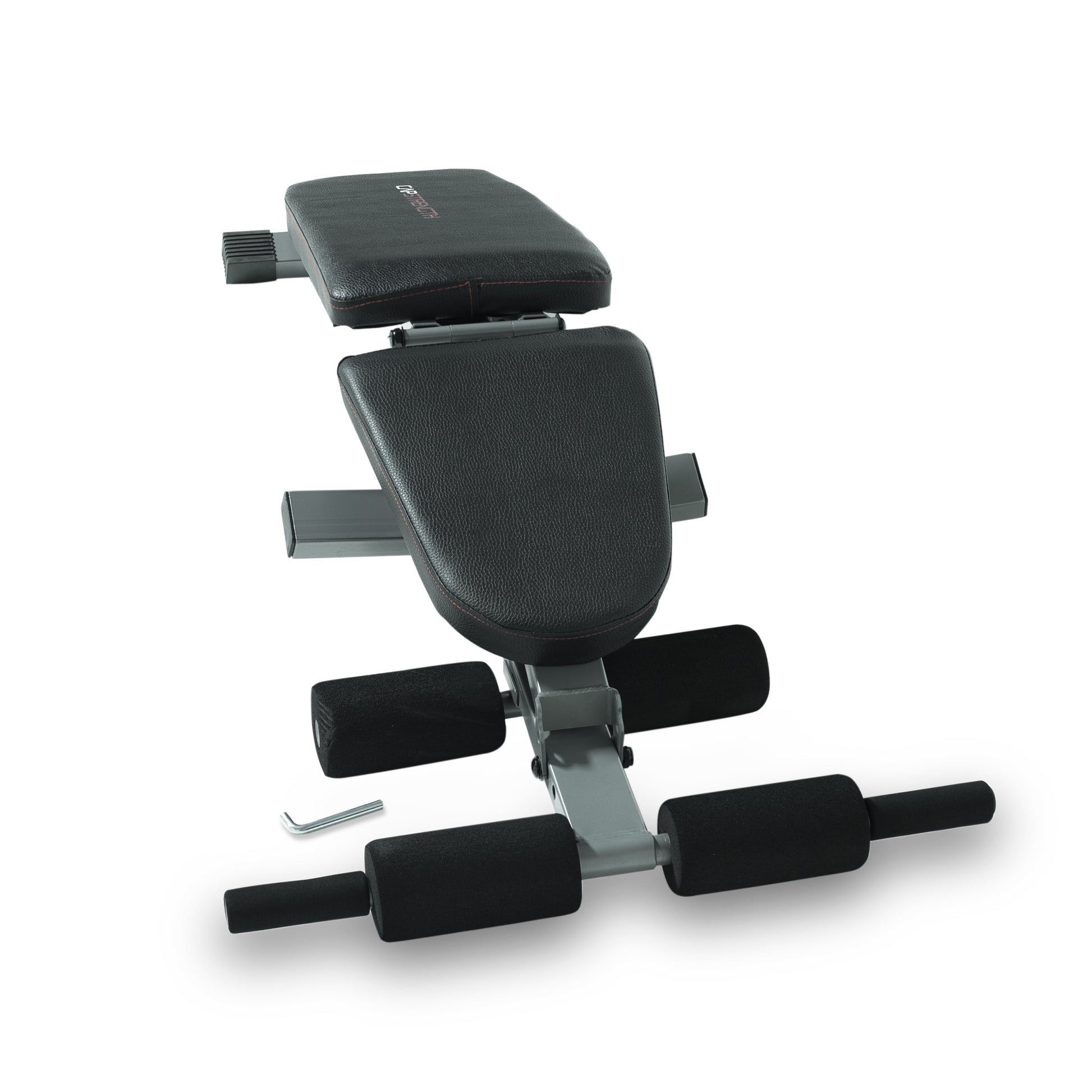 Strength Adjustable FID Workout Bench (600 Lb Weight acity), Black & Gray
