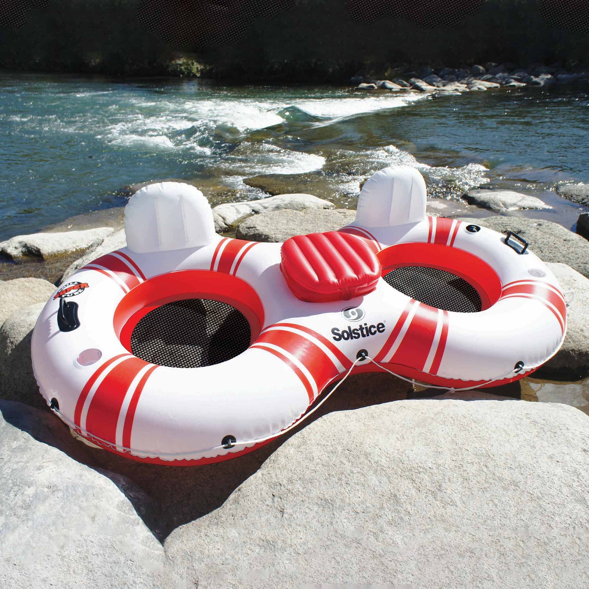 Super Chill Swimming Pool Duo Inner Tube with Cooler - 88"