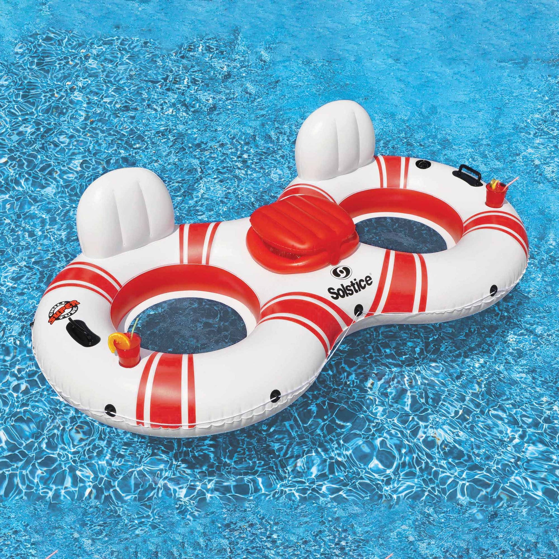 Super Chill Swimming Pool Duo Inner Tube with Cooler - 88"