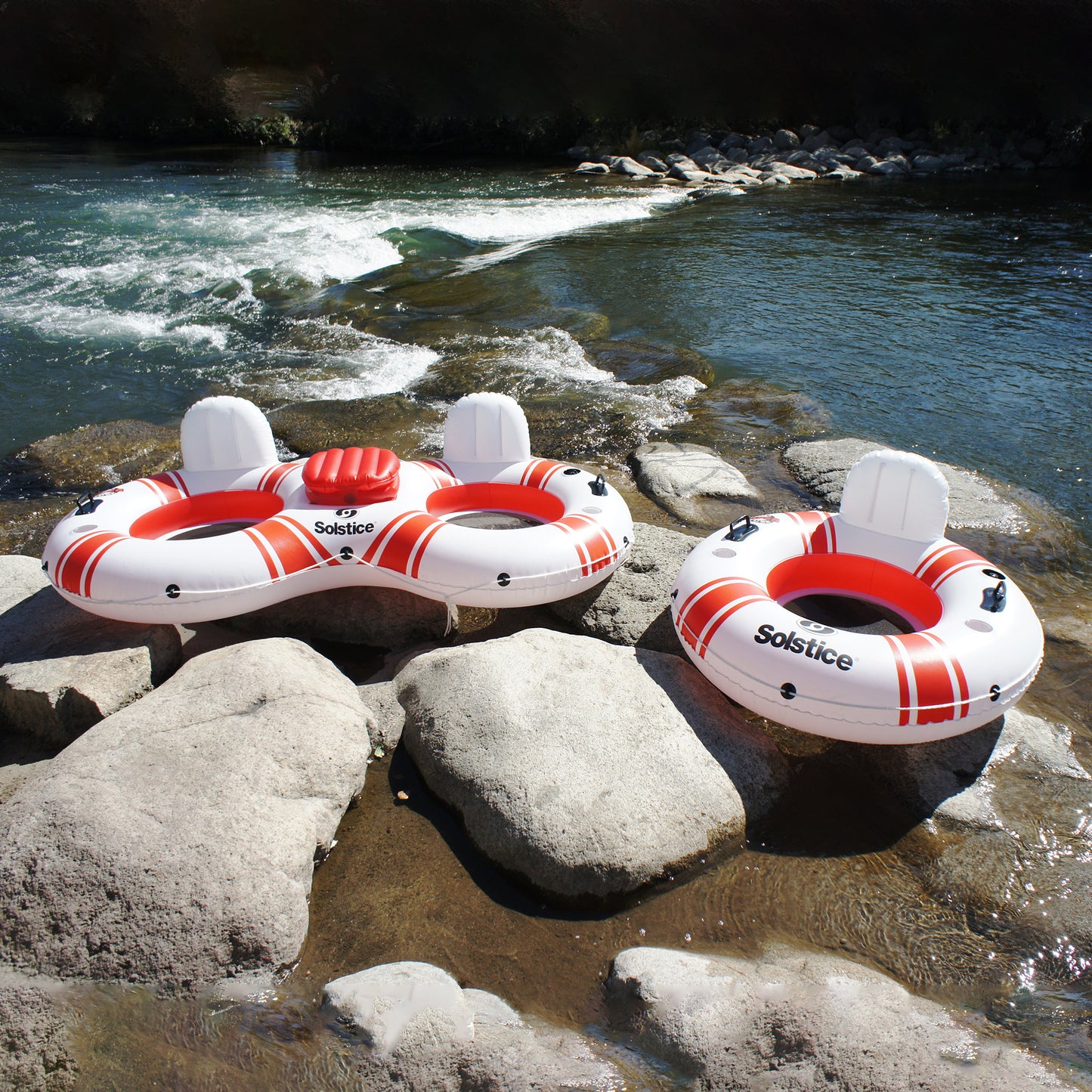 Super Chill Swimming Pool Duo Inner Tube with Cooler - 88"