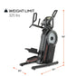 Trainer H7; Ifit-Enabled Elliptical with 7” Touchscreen and Built-In Fan