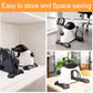Under Desk Bike Pedal Exerciser Mini Bike for Arm/Leg Fitness & Physical Therapy with Non-Slip Carpet and LCD Display for Home/Office Sitting Exercise