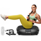 Vibration Plate - Whole Body Workout Platform for Lymphatic Drainage with 2 Resistance Bands