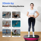 Vibration Plate Exercise Machine - LED Touch Screen, Bluetooth & Resistance Bands