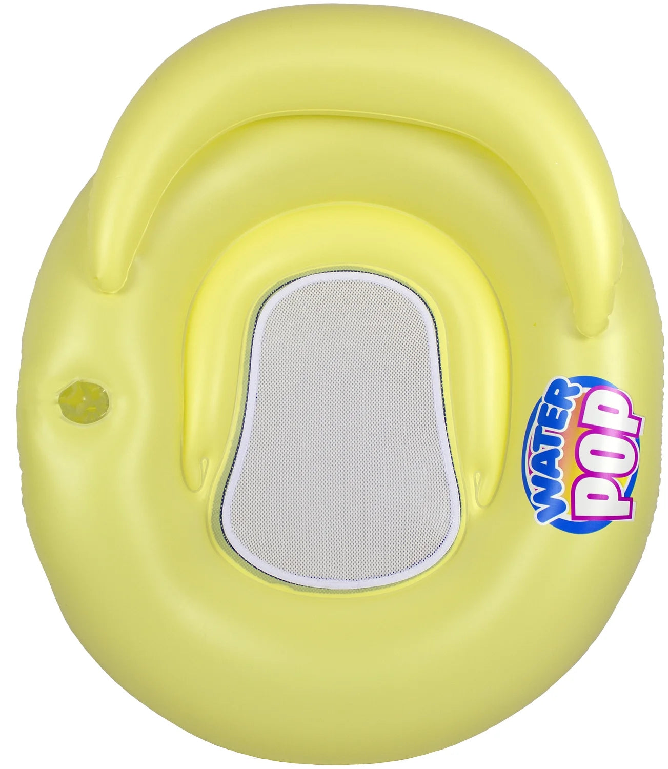 Water-Pop Mesh Bottom Swimming Pool Float Lounge - Yellow
