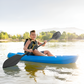 Wave 6 ft Youth Kayak with Paddle - Kids Ages 5+ (130 lb Capacity)