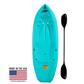 Wave 6 ft Youth Kayak with Paddle - Kids Ages 5+ (130 lb Capacity)