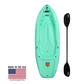 Wave 6 ft Youth Kayak with Paddle - Kids Ages 5+ (130 lb Capacity)