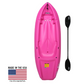 Wave 6 ft Youth Kayak with Paddle - Kids Ages 5+ (130 lb Capacity)