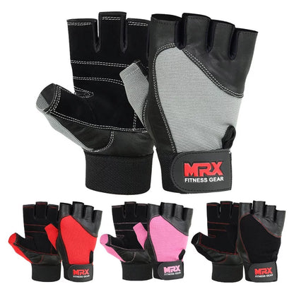 Weight Lifting Gloves Gym Training Bodybuilding Fitness Glove Workout Men & Women Pink XS