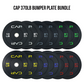 Olympic Bumper Weight Plates Set | Rubber Olympic Plates 160, 260 & 370 lb