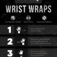 Weightlifting Wrist Wraps with Thumb Loop | 18" IPF Approved | Multiple Colors