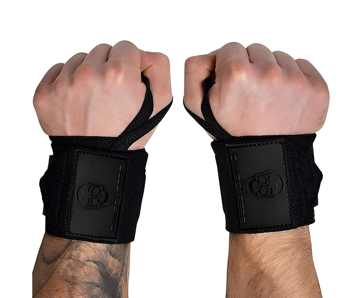 18-Inch Weightlifting Wrist Wraps with Thumb Loop