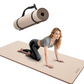 Workout Mat 8mm Thick - Non Slip TPE Yoga Mat 71"x24" for Home Gym